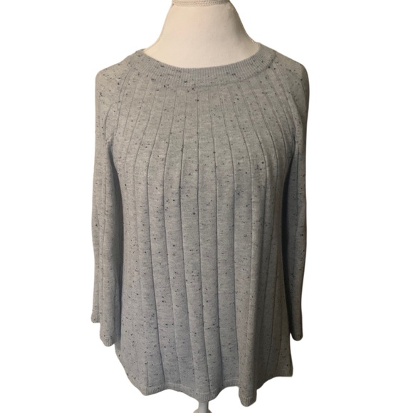 Loft Gray Speckled Sweater - Picture 1 of 7